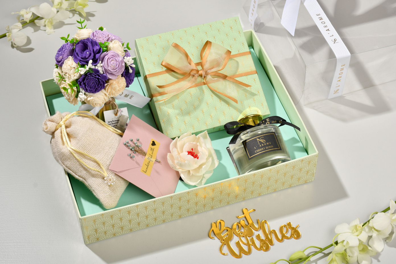 Green Hamper Tray