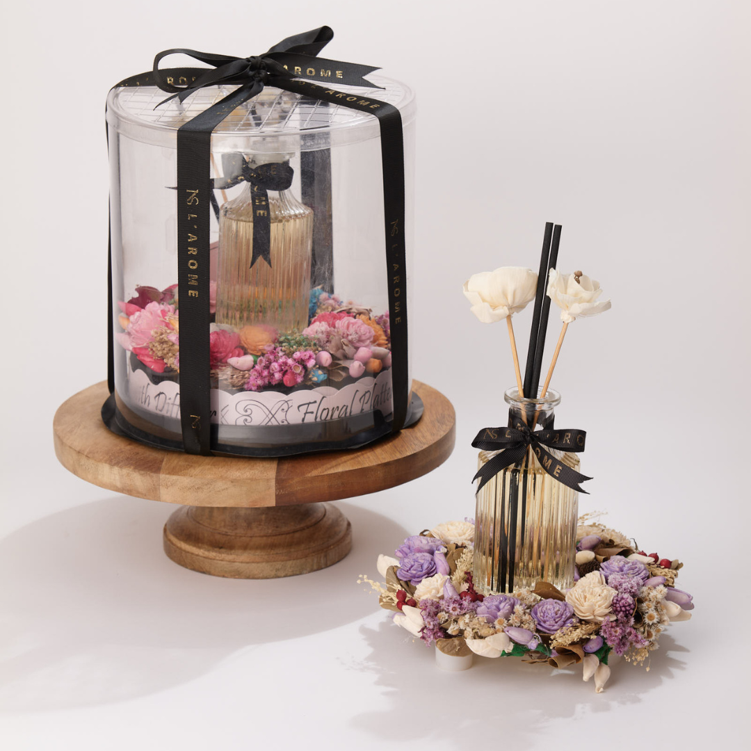 Babify Floral Platter Diffuser Box
