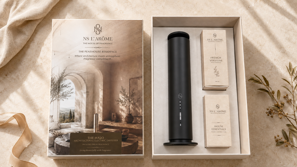 THE HALO gift presentation