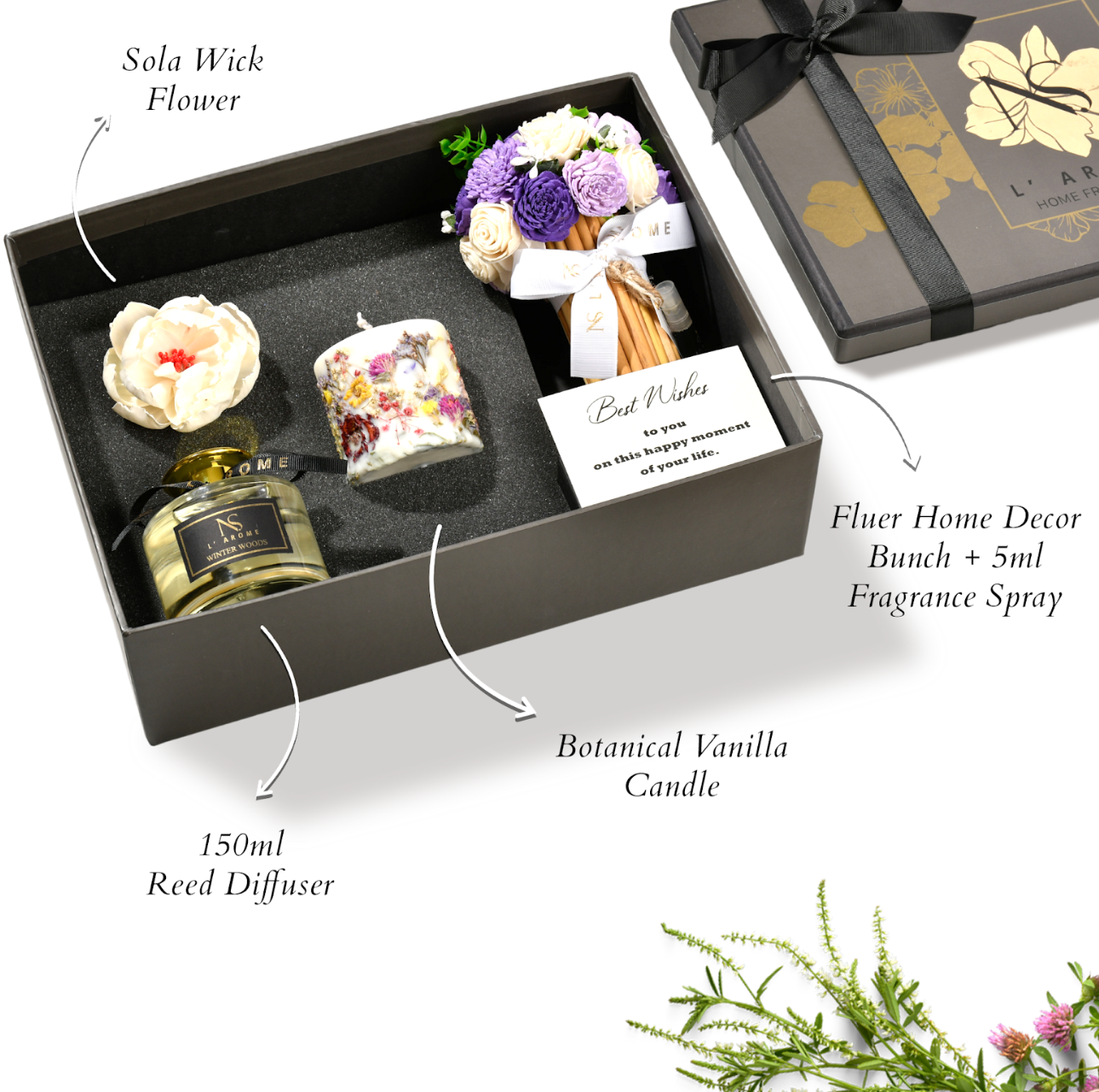 Luxury Candle  Aroma Gift Set