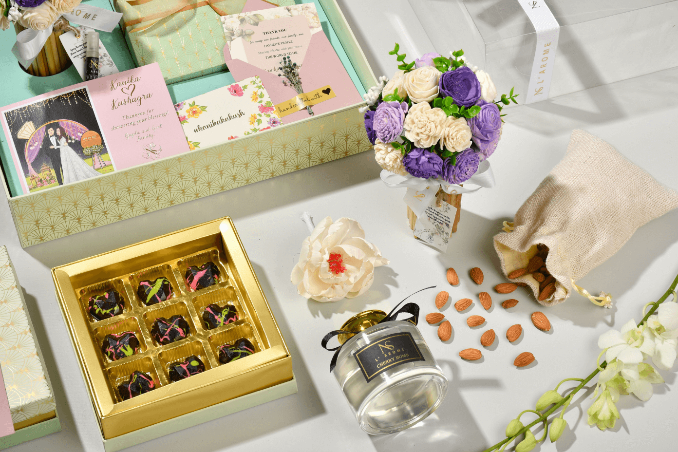Green Hamper Tray