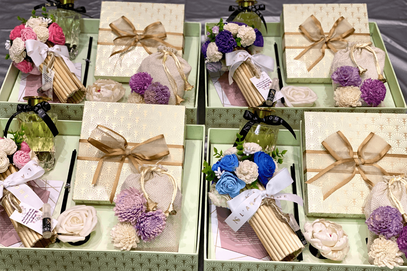 Green Hamper Tray